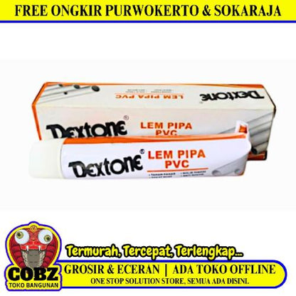 40 ML / DEXTONE Lem Pipa Paralon Fitting Plastik PVC Dus