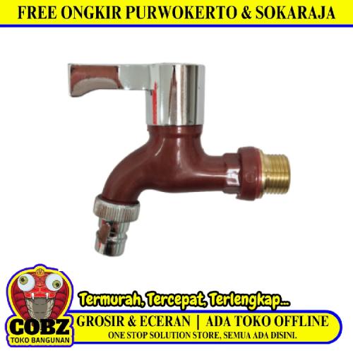 1/2 IN / COBZ CBABD04 Kran Air Tembok Taman Kamar Mandi Plastik PVC