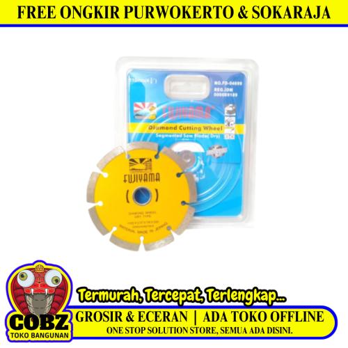 4 IN / FUJIYAMA Dry Mata Gerinda Potong Keramik Diamond Cutting Wheel