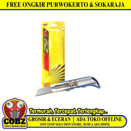 LINAI Pisau Cutter Pemotong Kertas Utility Heavy Duty Blade Besar