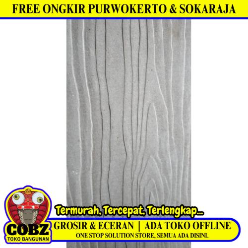 9 MM X 20 CM X 400 CM / NM Woodplank Timber Lisplang GRC Motif Lembar