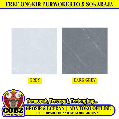 60 CM x 60 CM / SERENITY SABLE Granit Lantai Rumah Glossy Dus