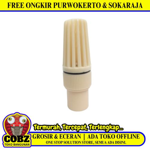 1 IN / BEST Foot Klep Valve Saringan Pipa Pompa Torrent PVC