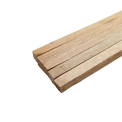 1 CM x 1 CM x 2 CM / NM List Kayu Polos Cermin Pigura Pintu Batang