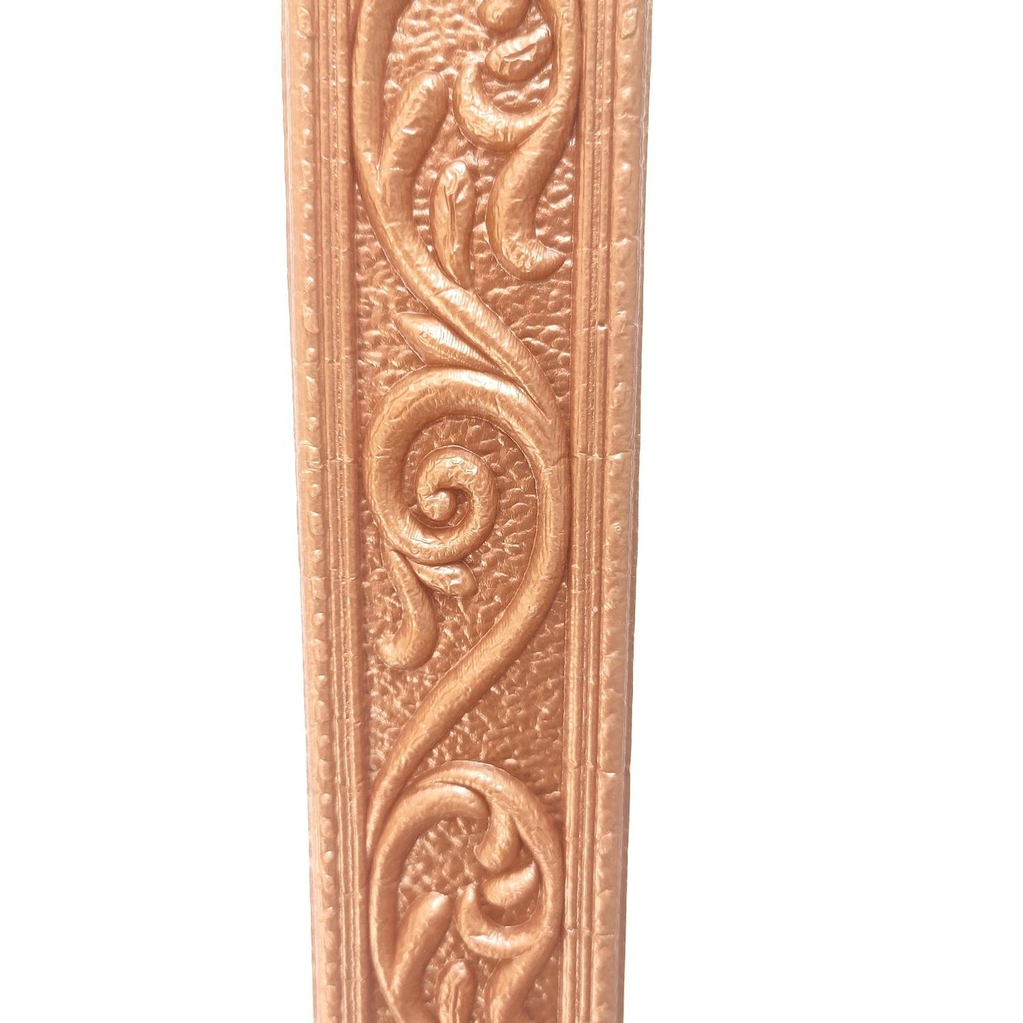 6 MM x 5 CM x 115 CM / COBZ LIST-B53H Wallpaper Foam Sticker Corak Coklat Lembar