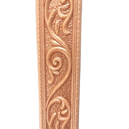 6 MM x 5 CM x 115 CM / COBZ LIST-B53H Wallpaper Foam Sticker Corak Coklat Lembar