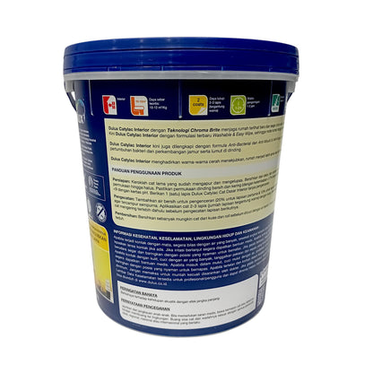 5 KG / DULUX CATYLAC INTERIOR Cat  Cat Tembok Beton Plafon Wall Paint Galon