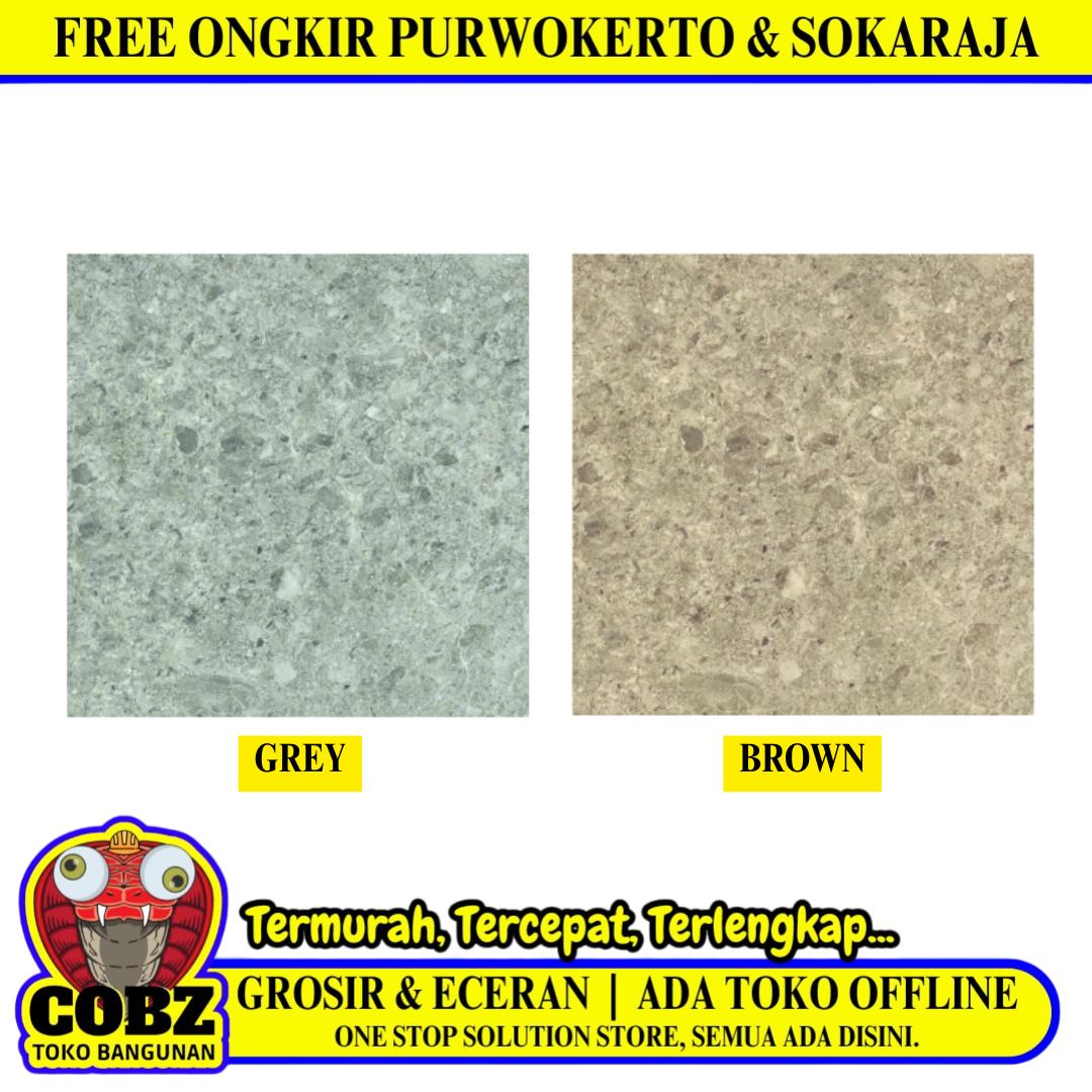 50 CM x 50 CM / PLATINUM DALLAS Keramik Lantai Rumah Glossy Dus