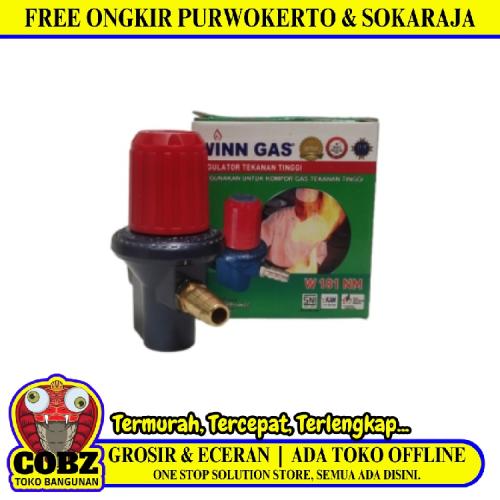 WINN GAS W 181 NM Regulator Kepala Tabung Gas LPG Tekanan Tinggi High Pressure