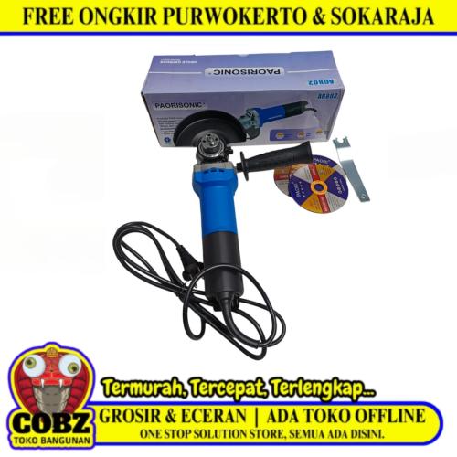 PAORISONIC AG802 Mesin Gerinda Tangan Kabel Set