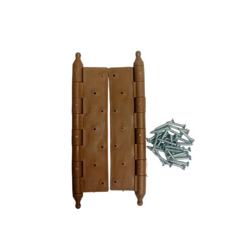 6 IN / MURIKO Engsel Kupu Kupu Pintu Jendela Hinge Plastik PVC Coklat Set