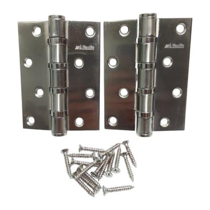 4 IN / ATIANTIC Engsel Kupu-Kupu Pintu Jendela Hinge Stainless Set