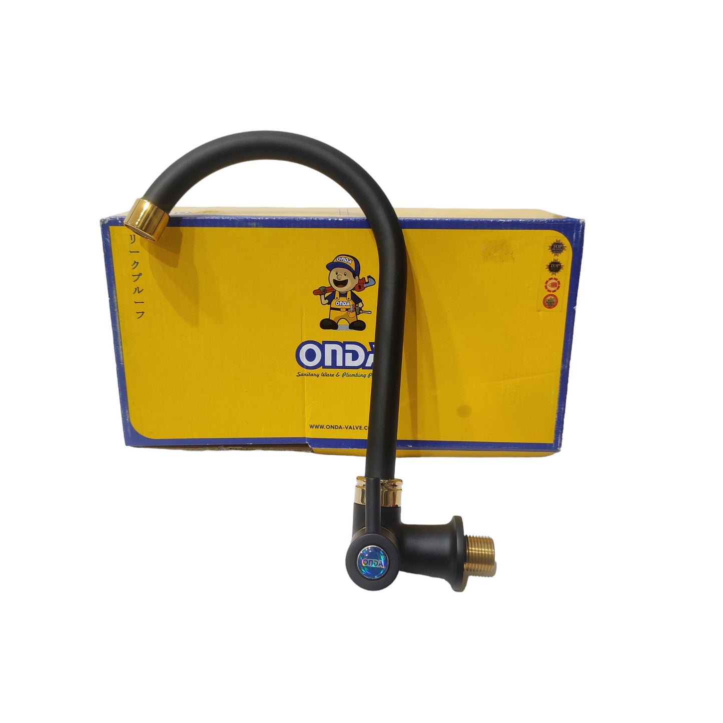 1/2 IN/ONDA V 640 GBU Kran Angsa Sink Bak Cuci Piring Tembok Stainless