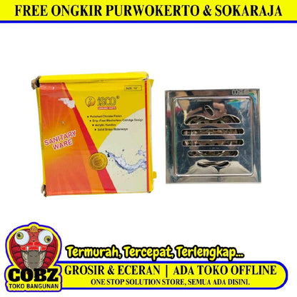 4 IN / ISCO SGT 602 Saringan Got Leher Panjang Floor Drain Stainless
