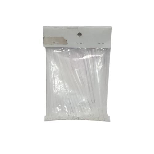 2.5 MM x 100 MM / MIKOTEK Kabel Cable Ties Tali Ripet 10 CM Putih Pack