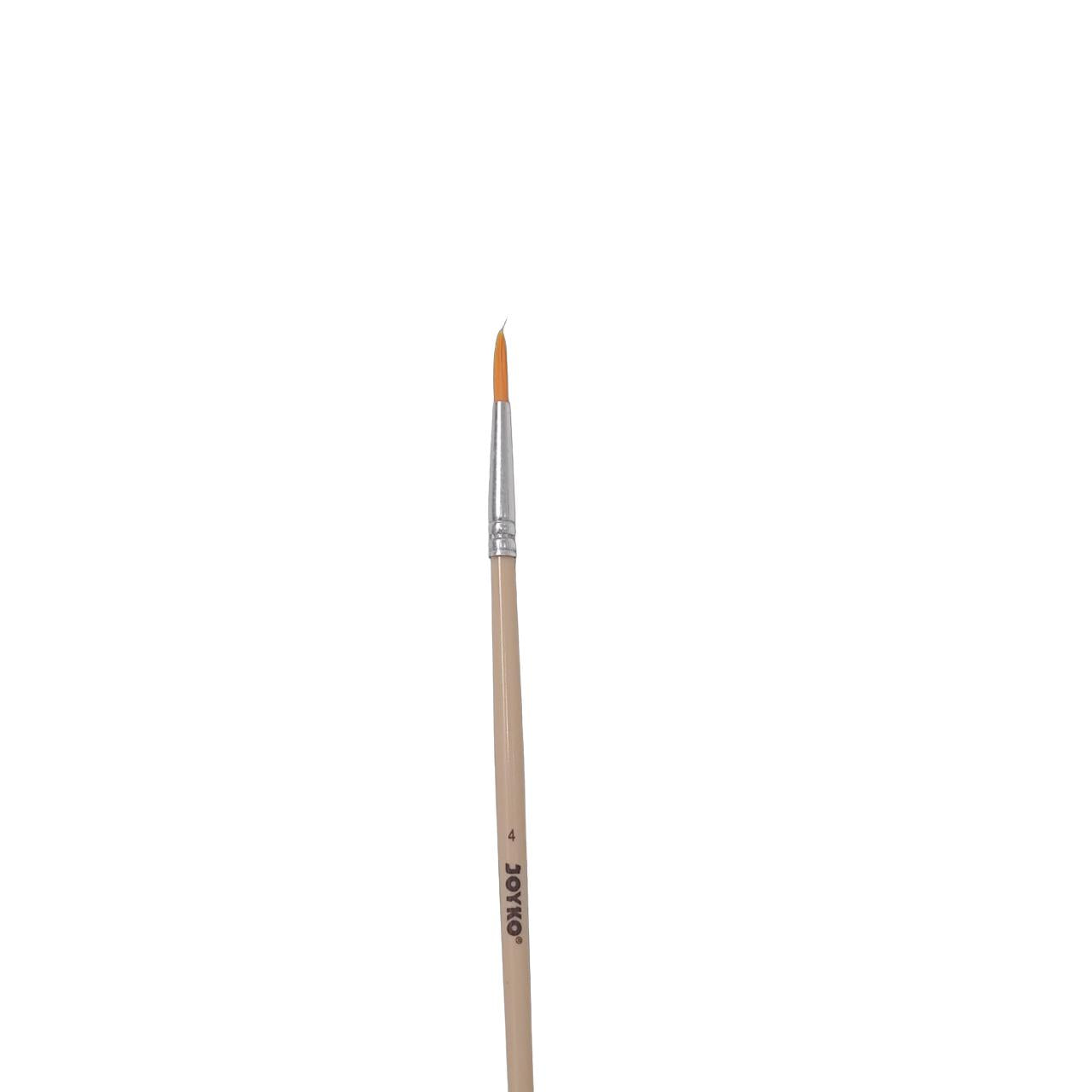4 MM / JOYKO BR-8 Kuas Lukis Tembok Kayu Besi Air Acyrlic Paint Brush