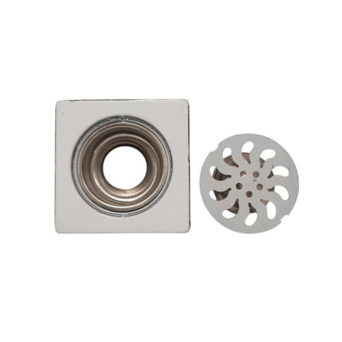 4 IN / CAB Saringan Got Leher Pendek Floor Drain Stainless Pcs