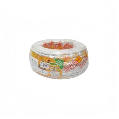 2 INTI x 0.75 MM x 50 M / KITANI NYMHY Serabut Kabel Tembaga SNI Putih Roll