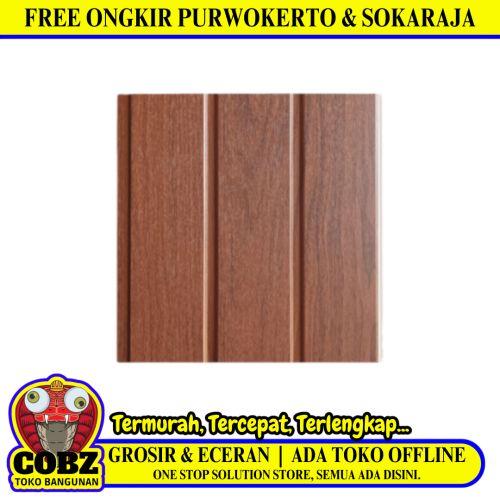 9 MM x 30 CM x 5 M / SHUNDA PLAFON PL.3077-1  Plafon Gypsum GRC U PVC Laminate Lembar