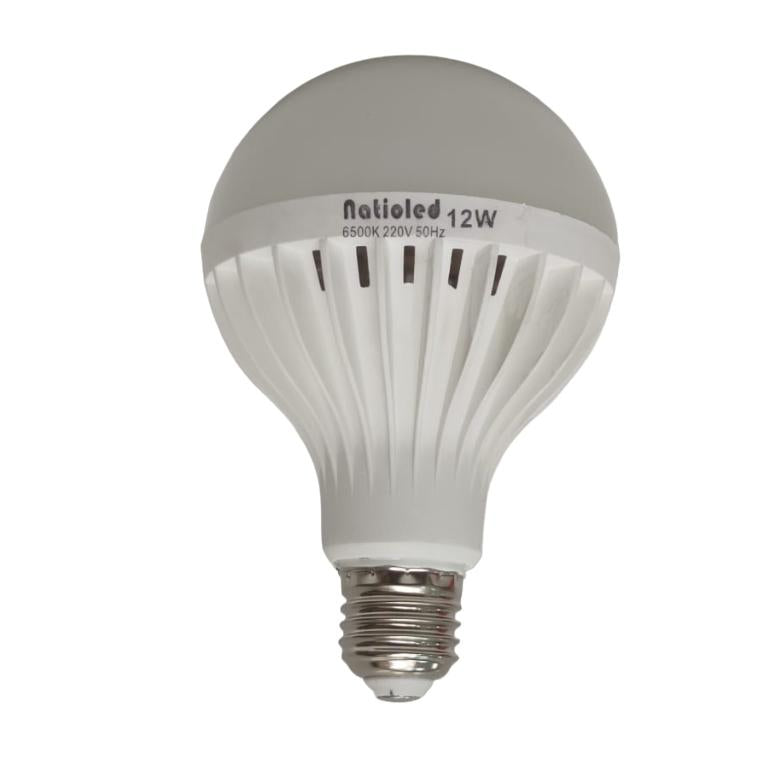 12 WATT / NATIOLED LED Lampu Bohlam Bulb Moto Putih