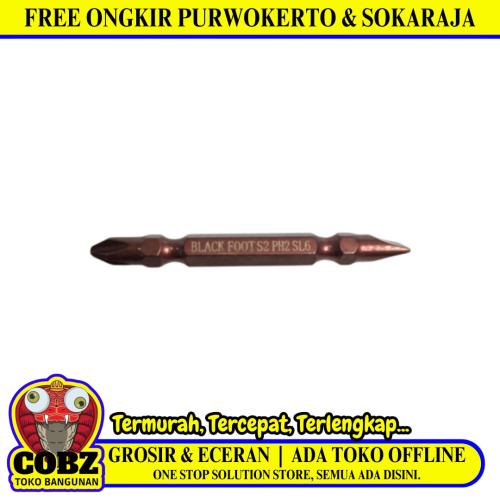 PH 2 x 65 MM / Blackfoot Mata Obeng Angin Screwdriver Plus Minus Magnet