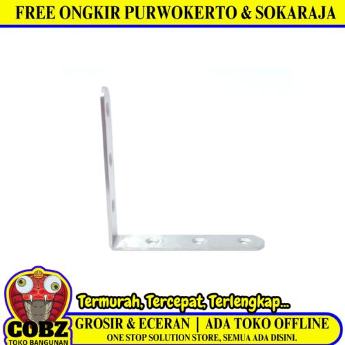 10 CM × 10 CM / TM Siku Rak L Shelf Brackets Penyangga Stainless