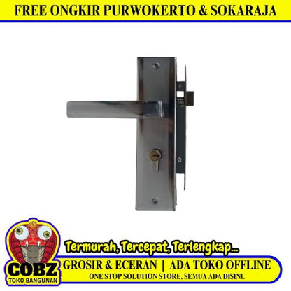 VIPER 7032(2) SN/CP Handle Door Lock Tarikan Handle Kunci Pintu Tanggung Set