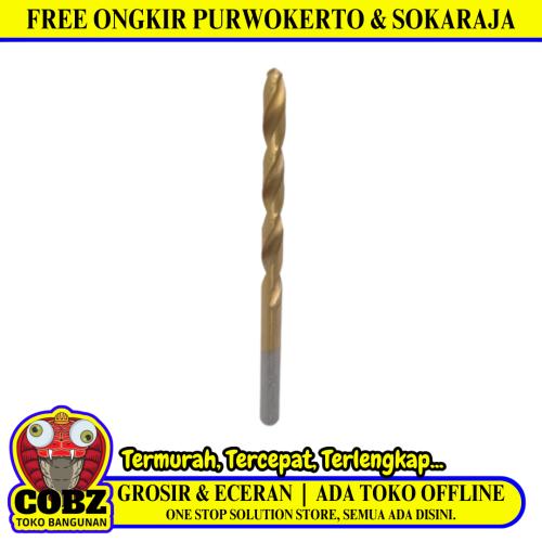 5 MM / VICO Shank Twist Drill Bits Mata Bor Besi Baja Kayu PVC