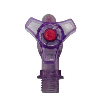 1/2 IN / EIFFEL Kran Air Tembok Taman Kamar Mandi Plastik Ungu PVC