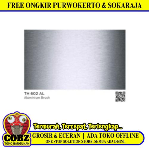 122 CM x 244 CM / TACO ALUMINIUM TH 602 AL HPL Lembar