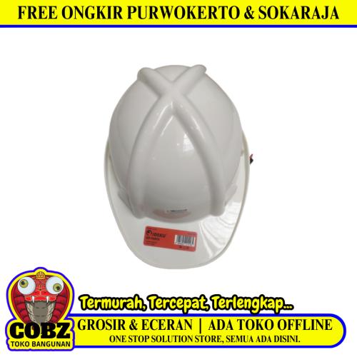 IDEKU Helm Proyek Tukang Safety Perlindungan Keselamatan Kepala Putih