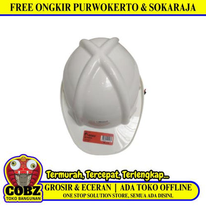 IDEKU Helm Proyek Tukang Safety Perlindungan Keselamatan Kepala Putih