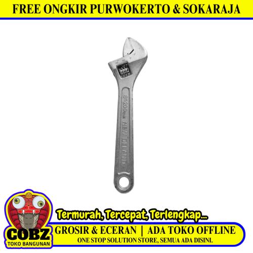 8 IN / NEW DEALAND Kunci Inggris Bago Multifungsi Adjustable Wrench
