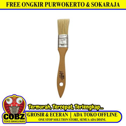 1 IN / PRIMA 833 Kuas Cat Tembok Kayu Besi Air Acyrlic Paint Brush