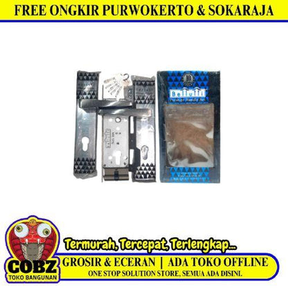 BELLUTTI B.1811.13 SNCP Handle Door Lock Tarikan Handle Kunci Pintu Besar Set