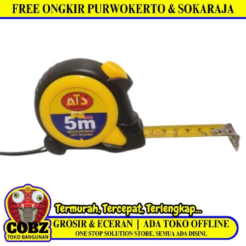 5 M / ATS Meteran Alat Ukur Tukang Bangunan Measuring Tape
