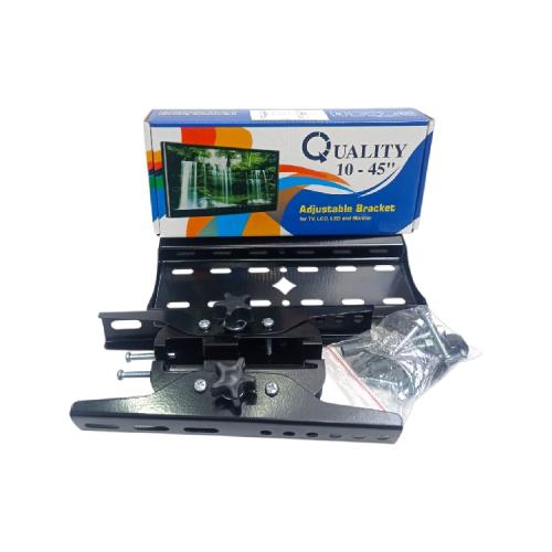 10 IN - 45 IN / QUALITY Wall Bracket Penyangga TV Biasa Tempel Besi Set
