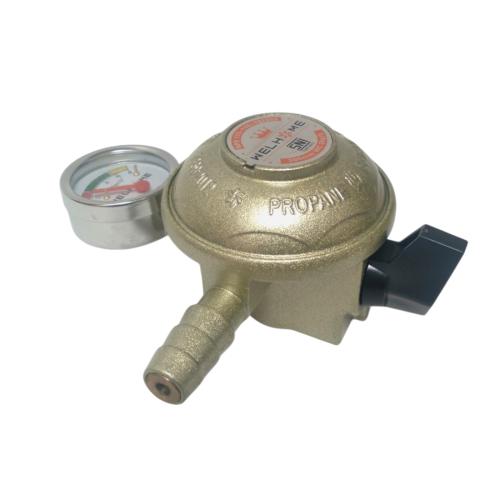 WELHOME Regulator Kepala Tabung Gas LPG Tekanan Rendah + Meteran