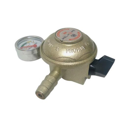 WELHOME Regulator Kepala Tabung Gas LPG Tekanan Rendah + Meteran