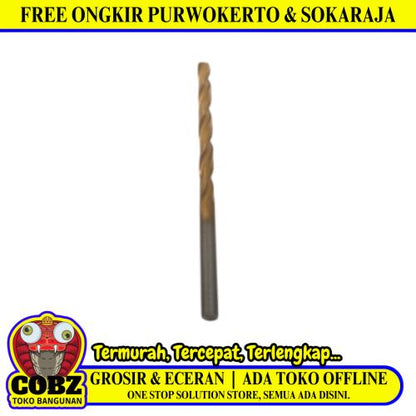 3 MM / VICO Shank Twist Drill Bits Mata Bor Besi Baja Kayu Pvc