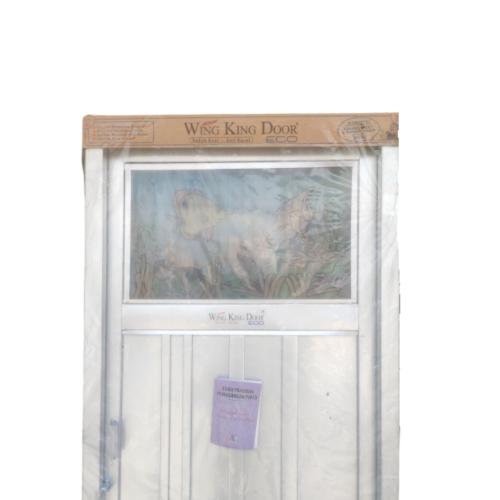 6 CM x 67 CM x 186 CM / WING KING DOOR Pintu Galvalum Kiri Set