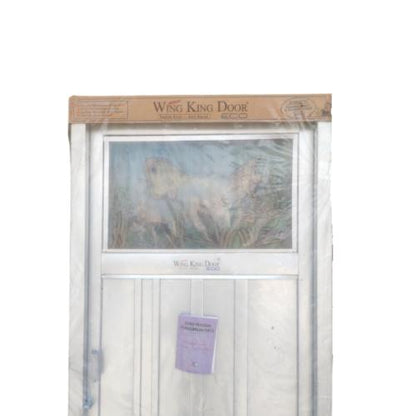 6 CM x 67 CM x 186 CM / WING KING DOOR Pintu Galvalum Kiri Set