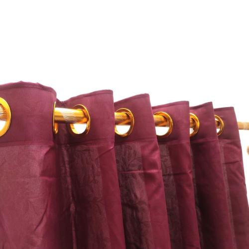 135 CM x 220 CM / COBZ Kain Gorden Ring Minimalis Motif Maroon