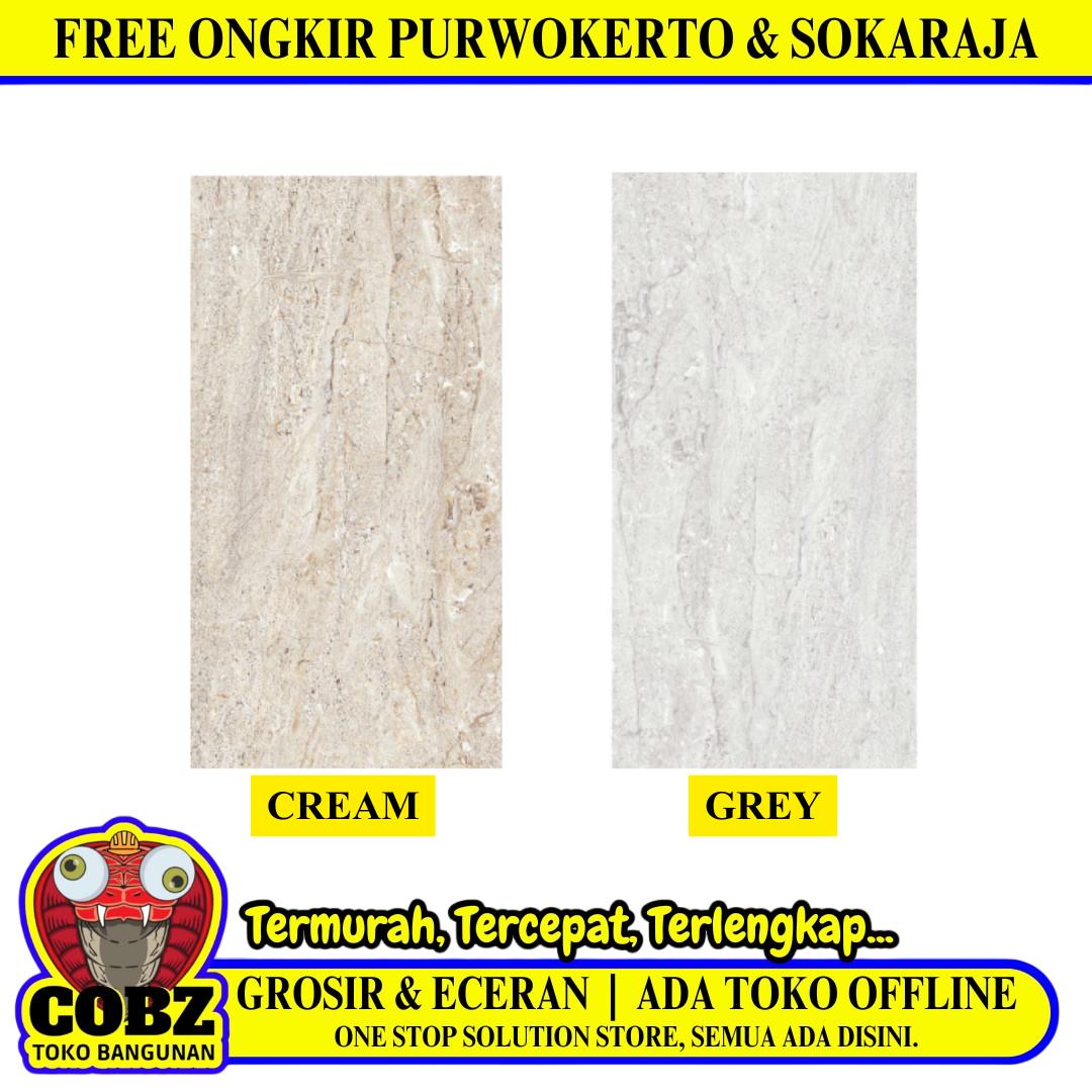 30 CM x 60 CM / PLATINUM TANGO Keramik Dinding Kamar Mandi Glossy Dus