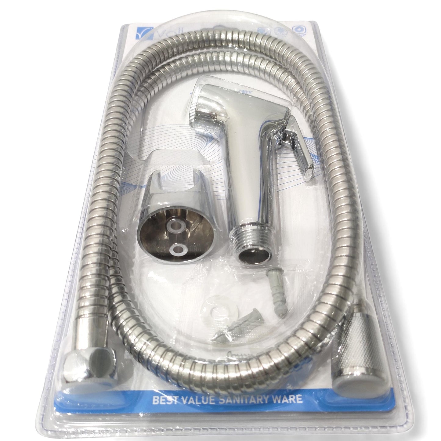 1/2 IN x 120 CM / VOLK A 50CP Jet Shower Cebok Toilet Stainless Set