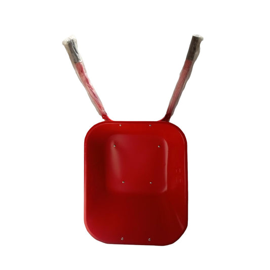 VPR Gerobak Sorong Pasir Proyek Cor Semen 1 Roda Ban Hidup Merah Set