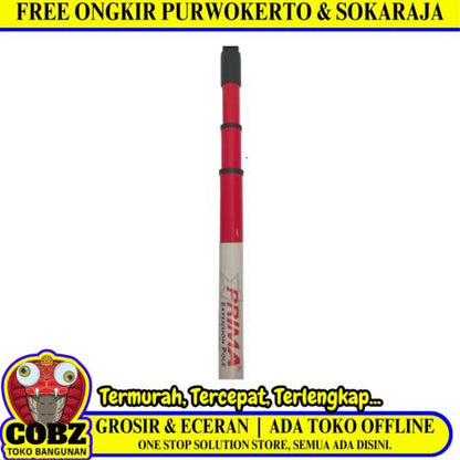 110 CM - 300 CM /Prima Tongkat Extension Pole Kuas Busa Roller Cat