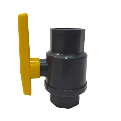 1 1/2 IN / ONDA - BV Stop Kran Polos Ball Valve Engkol Plastik PVC