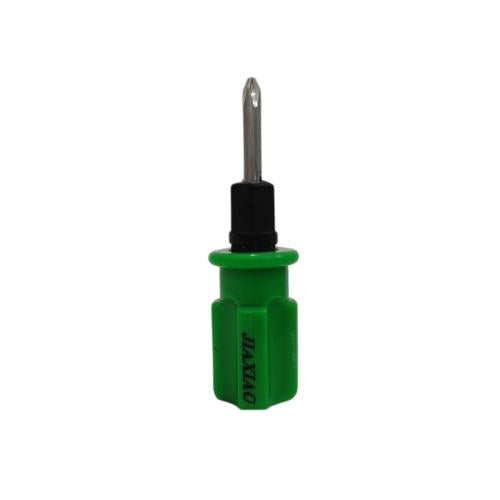 1 IN / JIAXIAO Obeng Screwdriver Two Way Bolak Balik Plus Minus Mini Gagang Fiber