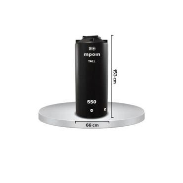 550 L / MPOIN + TALL TW 550 Water Torrent Tangki Tandon Air PVC Sand + Acc Set